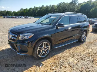 2017 Mercedes-Benz GLS 550 с VIN 4JGDF7DE9HA771623, выставлен на аукционе Copart как лот 55745455 с пробегом Не указан миль и Списание • Salvage title. История ставок и продаж доступна на DreamBid. Изображение 1.