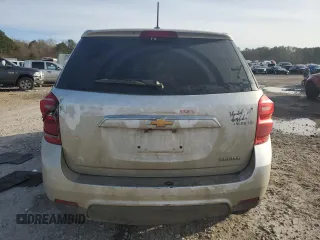 2016 Chevrolet Equinox LS with VIN 2GNALBEK4G1141810, listed as a Copart auction lot 88444225 with 125,288 mi miles and Salvage Title. Bid and sale history available at carsss.com. Image 6.
