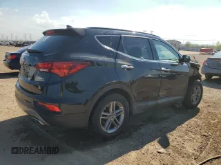 2017 Hyundai Santa Fe 2.4L z VIN 5NMZUDLB1HH034797, wystawiony jako Copart lot #56834465 z przebiegiem 47 528 mil mil oraz Szkoda całkowita • Salvage title. Historia ofert i sprzedaży dostępna na DreamBid. Obrazek 3.