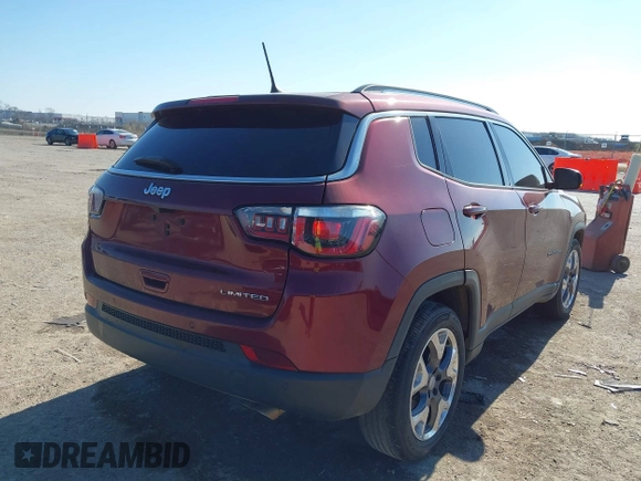 2021 Jeep Compass Limited with VIN 3C4NJCCBXMT531362, listed as a IAAI auction lot 41239488 with 88,893 mi miles. Bid and sale history available at carsss.com. Image 4.