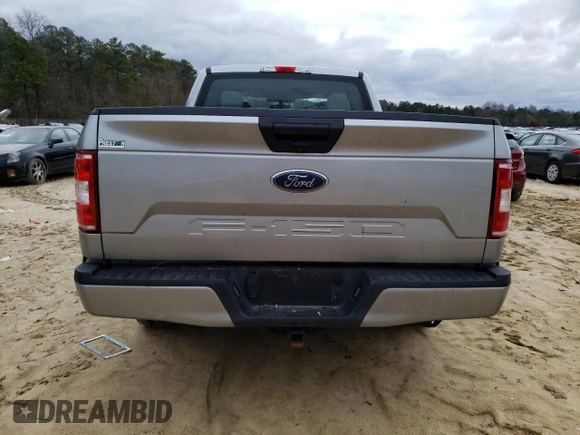 2020 Ford F-150 XL with VIN 1FTEX1CB0LKF52286, listed as a Copart auction lot 40610764 with 83,220 mi miles and Salvage Title. Bid and sale history available at DreamBid. Image 6.