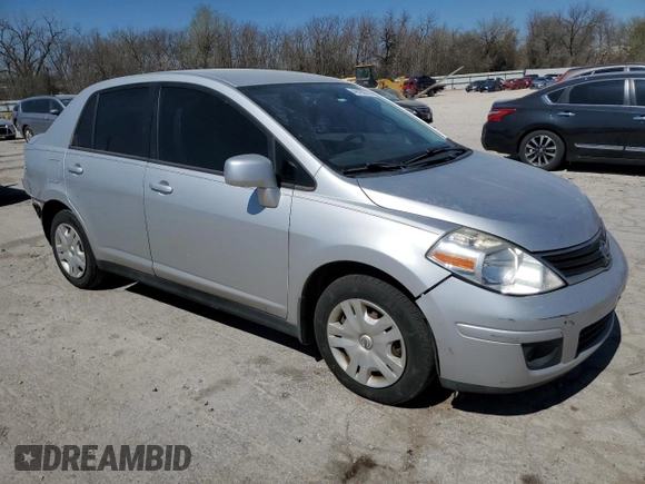 2011 Nissan Versa 1.8 S with VIN 3N1BC1AP0BL391760, listed as a Copart auction lot 49795375 with 148,797 mi miles and Salvage Title. Bid and sale history available at carsss.com. Image 4.