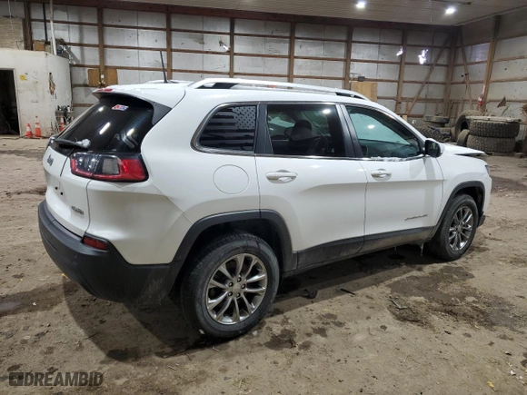2020 Jeep Cherokee Latitude Plus with VIN 1C4PJMLB1LD530913, listed as a Copart auction lot 44709655 with 77,541 mi miles and Salvage Title. Bid and sale history available at carsss.com. Image 3.