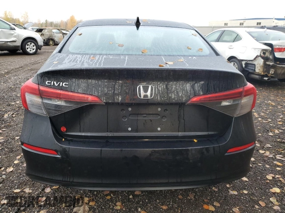 2024 Honda Civic Sedan EX with VIN 2HGFE2F3XRH115482, listed as a Copart auction lot 78528374 with 29,914 mi miles and Salvage Title. Bid and sale history available at carsss.com. Image 6.