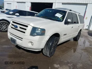2008 Ford Expedition EL Limited with VIN 1FMFK195X8LA08217, listed as a IAAI auction lot 41638362 with 259,569 mi miles. Bid and sale history available at carsss.com. Image 2.