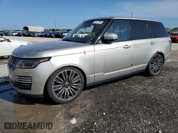 2020 Land Rover Range Rover with VIN SALGR2RK6LA567793, listed as a Copart auction lot 48127363 with 35,224 mi miles and . Bid and sale history available at DreamBid. Image 1.