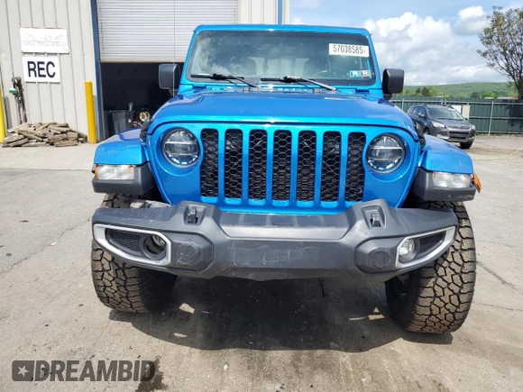 2021 Jeep Gladiator Freedom с VIN 1C6HJTAG7ML553303, выставлен на аукционе Copart как лот 57038585 с пробегом 49 400 миль миль и Списание • Salvage title. История ставок и продаж доступна на DreamBid. Изображение 5.