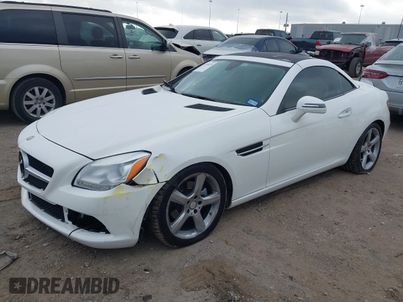 2014 Mercedes-Benz SLK 250 with VIN WDDPK4HA7EF081313, listed as a IAAI auction lot 41520329 with 53,031 mi miles and . Bid and sale history available at DreamBid. Image 17.