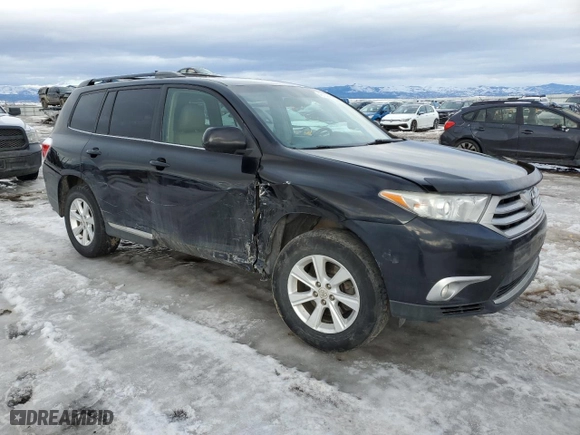 2011 Toyota Highlander with VIN 5TDBK3EH7BS081484, listed as a Copart auction lot 46123845 with 182,007 mi miles and Salvage Title. Bid and sale history available at carsss.com. Image 4.