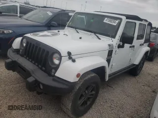 2018 Jeep Wrangler JK Unlimited Freedom Edition with VIN 1C4BJWDG2JL805031, listed as a Copart auction lot 81598204 with 0 mi miles and Non Repairable. Bid and sale history available at carsss.com. Image 1.