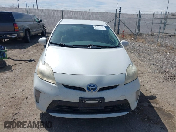 2013 Toyota Prius One with VIN JTDKN3DU4D0354893, listed as a IAAI auction lot 41962932 with 277,085 mi miles. Bid and sale history available at carsss.com. Image 12.