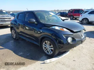 2013 Nissan Juke S with VIN JN8AF5MR9DT226054, listed as a IAAI auction lot 41653284 with 1 mi miles. Bid and sale history available at carsss.com. Image 1.