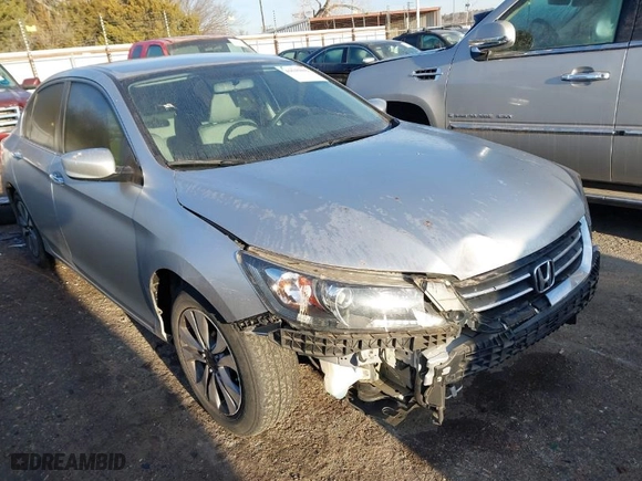 2014 Honda Accord Sedan LX with VIN 1HGCR2F35EA049214, listed as a IAAI auction lot 41625892 with 42,713 mi miles. Bid and sale history available at carsss.com. Image 1.
