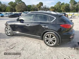 2013 Infiniti EX with VIN JN1BJ0HR6DM481947, listed as a Copart auction lot 43154585 with 47,770 mi miles and Salvage Title. Bid and sale history available at DreamBid. Image 2.