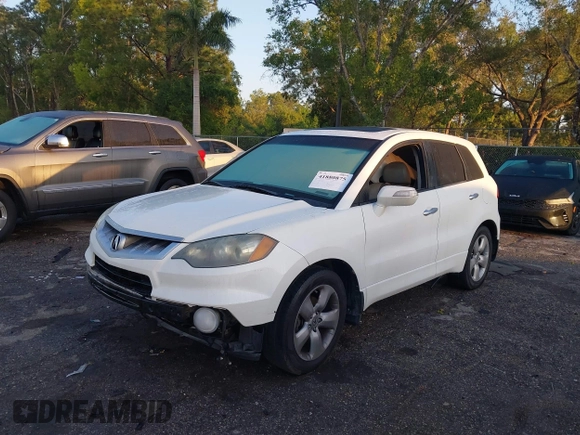 2007 Acura RDX Tech Pkg with VIN 5J8TB18527A016929, listed as a IAAI auction lot 41880875 with 203,278 mi miles. Bid and sale history available at carsss.com. Image 2.