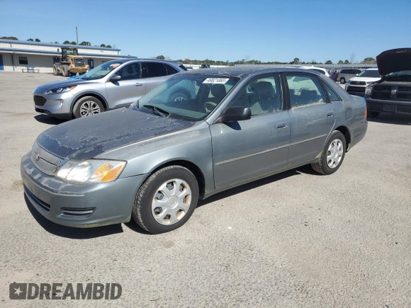 2001 Toyota Avalon XL z VIN 4T1BF28B11U154490, wystawiony jako Copart lot #49821065 z przebiegiem 197 805 mil mil oraz Szkoda całkowita • Salvage title. Historia ofert i sprzedaży dostępna na DreamBid. Obrazek 1.