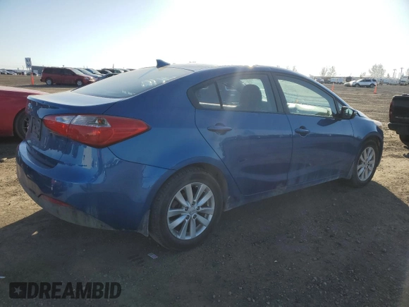 2014 Kia Forte LX with VIN KNAFX4A68E5201538, listed as a Copart auction lot 54534365 with 251,536 mi miles and Salvage Title. Bid and sale history available at carsss.com. Image 3.