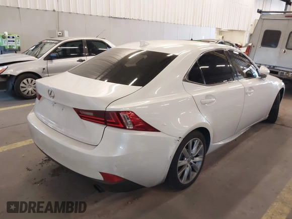 2015 Lexus IS 250 with VIN JTHBF1D27F5047352, listed as a IAAI auction lot 41573703 with 1 mi miles. Bid and sale history available at carsss.com. Image 4.