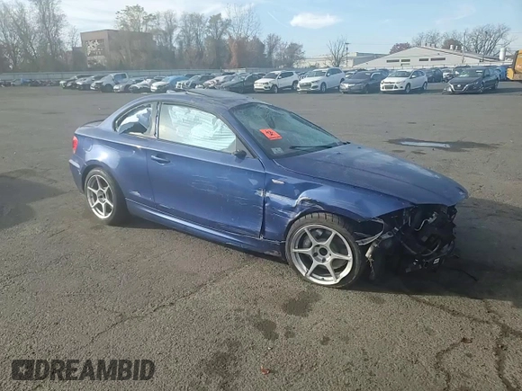 2012 BMW 1 Series 135i with VIN WBAUC9C51CVM12257, listed as a Copart auction lot 78604644 with Not provided miles and Salvage title. Bid and sale history available at DreamBid. Image 11.