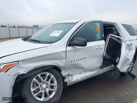 2021 Chevrolet Traverse LS with VIN 1GNERFKW1MJ150335, listed as a IAAI auction lot 41653664 with 1 mi miles. Bid and sale history available at carsss.com. Image 6.