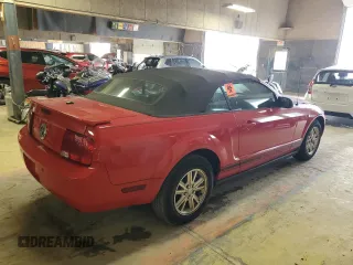 2007 Ford Mustang Deluxe with VIN 1ZVFT84NX75329658, listed as a Copart auction lot 60537385 with Not provided miles and Salvage title. Bid and sale history available at DreamBid. Image 3.