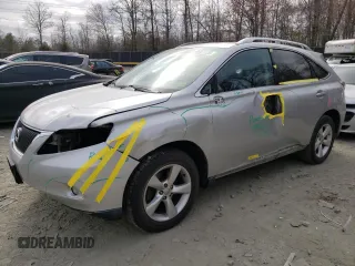 2010 Lexus RX 350 with VIN 2T2BK1BA1AC021974, listed as a Copart auction lot 49097325 with 111,078 mi miles and Salvage Title. Bid and sale history available at DreamBid. Image 1.
