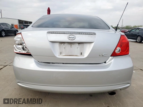 2007 Scion tC Spec with VIN JTKDE177170180913, listed as a Copart auction lot 51107685 with 195,153 mi miles and Salvage Title. Bid and sale history available at carsss.com. Image 6.