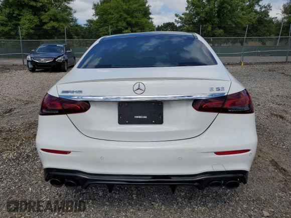 2022 Mercedes-Benz E 53 AMG with VIN W1KZF6BB4NB044009, listed as a Copart auction lot 66966694 with 31,922 mi miles and Salvage Title. Bid and sale history available at DreamBid. Image 6.