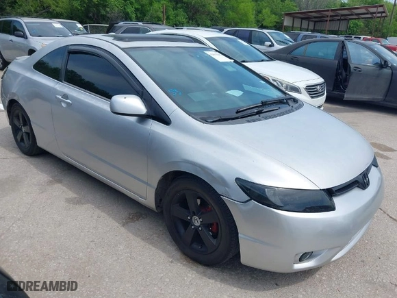 2006 Honda Civic Cpe EX with VIN 2HGFG11826H548720, listed as a IAAI auction lot 42017042 with 195,024 mi miles. Bid and sale history available at carsss.com. Image 1.