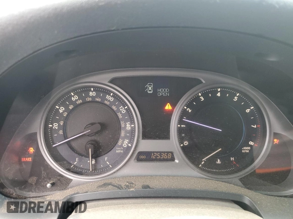 2008 Lexus IS 250 with VIN JTHBK262982067587, listed as a Copart auction lot 55614715 with 125,368 mi miles and Salvage title. Bid and sale history available at DreamBid. Image 9.