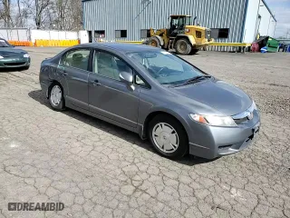 2010 Honda Civic Hybrid with VIN JHMFA3F24AS007393, listed as a Copart auction lot 47820015 with 93,591 mi miles and Salvage Title. Bid and sale history available at carsss.com. Image 11.