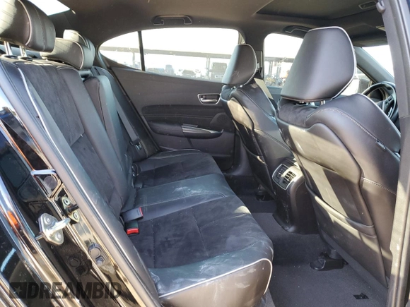 2019 Acura TLX w/A-Spec Pkg with VIN 19UUB1F65KA003343, listed as a Copart auction lot 87400384 with 0 mi miles and Salvage Title. Bid and sale history available at carsss.com. Image 10.