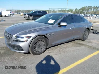 2022 Genesis G80 2.5T with VIN KMTGB4SC8NU104440, listed as a IAAI auction lot 41872083 with 35,871 mi miles. Bid and sale history available at carsss.com. Image 18.