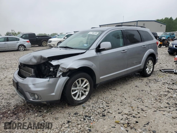 2017 Dodge Journey SXT with VIN 3C4PDCBB0HT545567, listed as a Copart auction lot 57766105 with 56,569 mi miles and Salvage title. Bid and sale history available at DreamBid. Image 1.