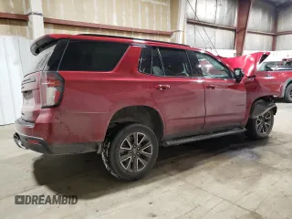 2023 Chevrolet Tahoe Z71 with VIN 1GNSKPKD3PR145039, listed as a Copart auction lot 43449435 with Not provided miles and Salvage title. Bid and sale history available at DreamBid. Image 3.