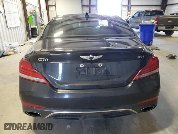 2019 Genesis G70 Advanced with VIN KMTG54LE3KU037703, listed as a Copart auction lot 50238845 with 100,022 mi miles and Salvage title. Bid and sale history available at DreamBid. Image 6.