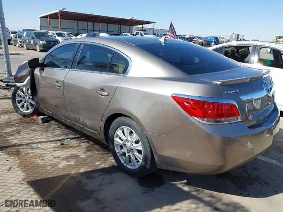 2012 Buick LaCrosse Premium 1 with VIN 1G4GD5ERXCF163436, listed as a IAAI auction lot 41518181 with 166,642 mi miles. Bid and sale history available at carsss.com. Image 3.