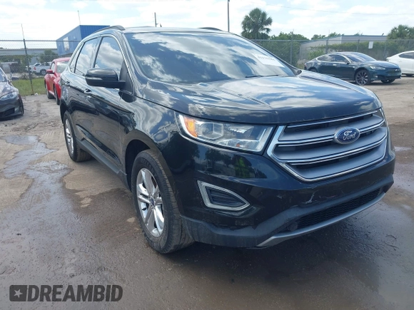 2015 Ford Edge SEL with VIN 2FMTK4J90FBB02669, listed as a IAAI auction lot 42176184 with 213,465 mi miles. Bid and sale history available at carsss.com. Image 1.