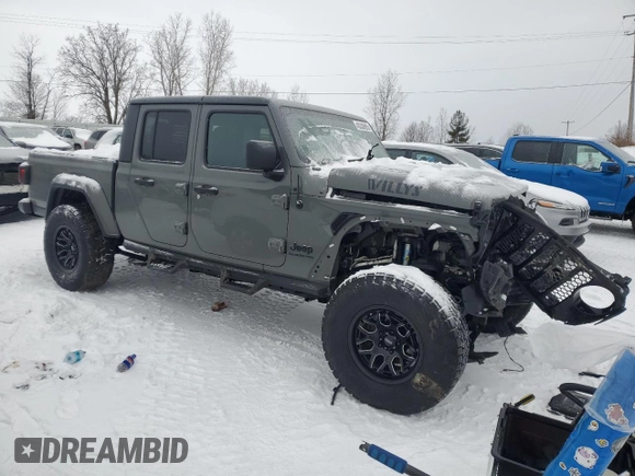2021 Jeep Gladiator Sport S с VIN 1C6JJTAM2ML526873, выставлен на аукционе Copart как лот 45338985 с пробегом 109 672 миль миль и Списание • Salvage title. История ставок и продаж доступна на DreamBid. Изображение 4.