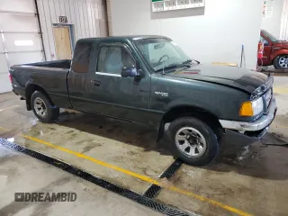 2001 Ford Ranger XLT Appearance with VIN 1FTYR14E71PA81740, listed as a Copart auction lot 48695975 with 203,450 mi miles and Salvage Title. Bid and sale history available at DreamBid. Image 4.