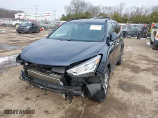 2017 Hyundai Santa Fe XL Luxury with VIN KM8SNDHF3HU178057, listed as a IAAI auction lot 41544921 with 122,431 mi miles. Bid and sale history available at carsss.com. Image 2.