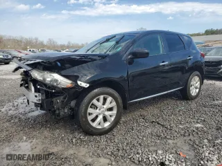 2012 Nissan Murano S with VIN JN8AZ1MU6CW111462, listed as a Copart auction lot 47564895 with 47,747 mi miles and Salvage Title. Bid and sale history available at carsss.com. Image 1.