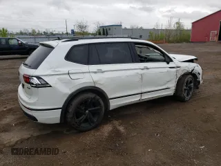 2024 Volkswagen Tiguan SE R-Line Black with VIN 3VV8B7AX5RM106702, listed as a Copart auction lot 54958375 with 47,099 mi miles and Salvage title. Bid and sale history available at DreamBid. Image 3.