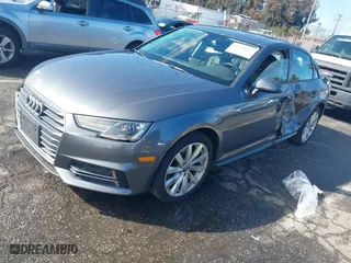 2018 Audi A4 Premium with VIN WAUKMAF45JA158842, listed as a IAAI auction lot 41794952 with 25,563 mi miles. Bid and sale history available at carsss.com. Image 2.