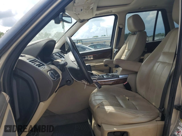 2010 Land Rover Range Rover Sport HSE Lux with VIN SALSK2D4XAA252323, listed as a Copart auction lot 60512735 with Not provided miles and Clean title. Bid and sale history available at DreamBid. Image 7.