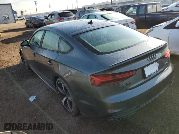 2023 Audi A5 Sportback S line Premium Plus with VIN WAUFACF56PA016751, listed as a Copart auction lot 62872503 with 1,353 mi miles. Bid and sale history available at carsss.com. Image 2.