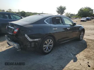 2013 Infiniti M37 with VIN JN1BY1AR7DM602061, listed as a Copart auction lot 59497154 with 124,179 mi miles and Non Repairable. Bid and sale history available at carsss.com. Image 3.