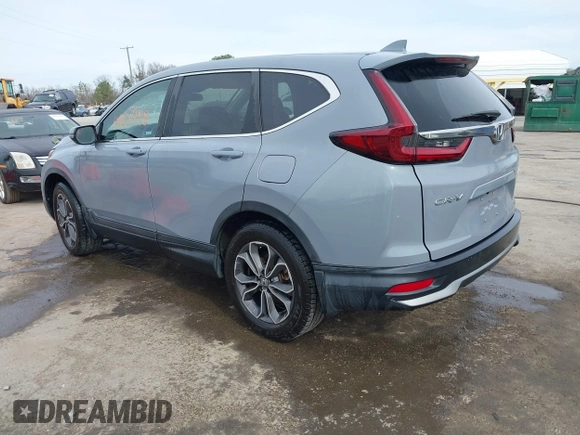 2021 Honda CR-V EX with VIN 2HKRW2H57MH618300, listed as a IAAI auction lot 41824198 with 134,892 mi miles. Bid and sale history available at carsss.com. Image 3.