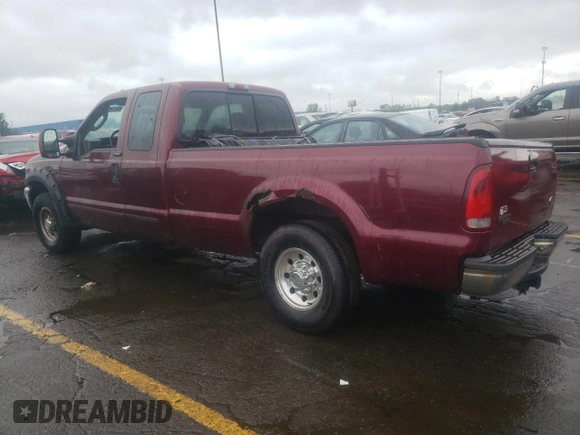 2004 Ford Super Duty F-250 XL with VIN 1FTNX20S84EA85791, listed as a Copart auction lot 66114974 with 223,674 mi miles and Salvage Title. Bid and sale history available at carsss.com. Image 2.