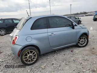 2013 FIAT 500 Pop with VIN 3C3CFFAR8DT530905, listed as a Copart auction lot 48082055 with 106,878 mi miles and Salvage Title. Bid and sale history available at carsss.com. Image 3.
